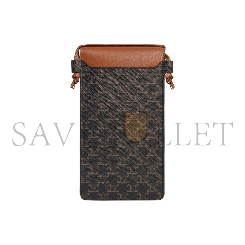 CELINE PHONE POUCH WITH FLAP 10G332CQD-04LU (18*10*2cm)